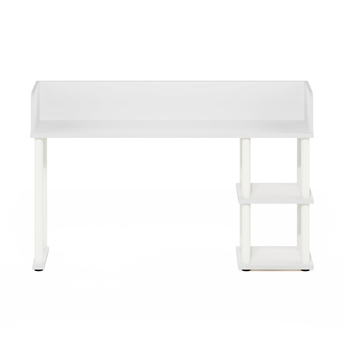 Furinno Classic Desk Shelf, 3-Shelf Desktop Hutch, Book Shelf, 3-Tier Desk Organzier, for Office Supplies, Office Desk Accessories, for Home Office, College, Dorm, White