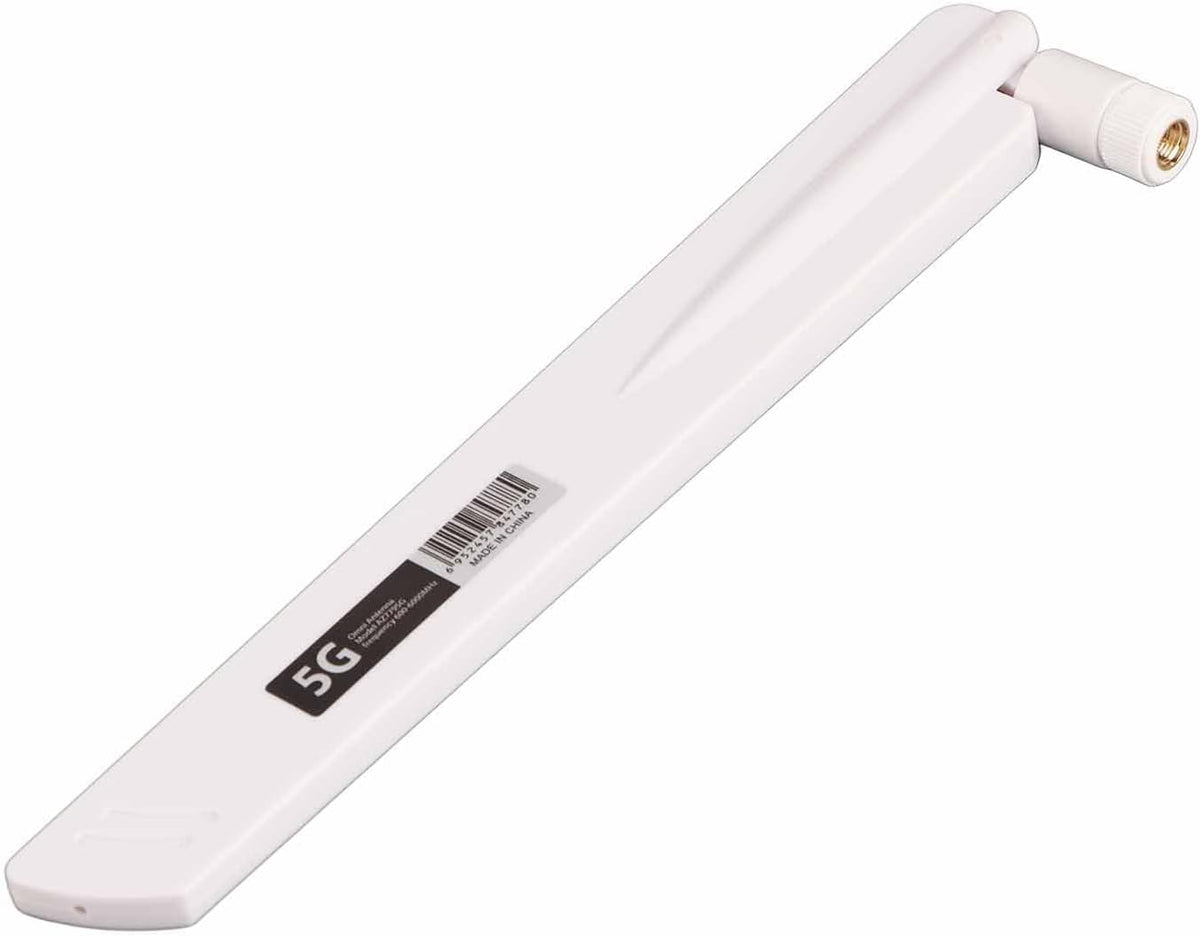 Walfront AZ7795G 18dbi 5G High Gain Antenna SMA Antenna Directional Full Band Antenna for Routers Monitoring (White)