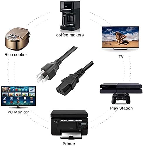 Marg AC Power Cord for Envision LCD Plasma TVs - Reliable & Safe