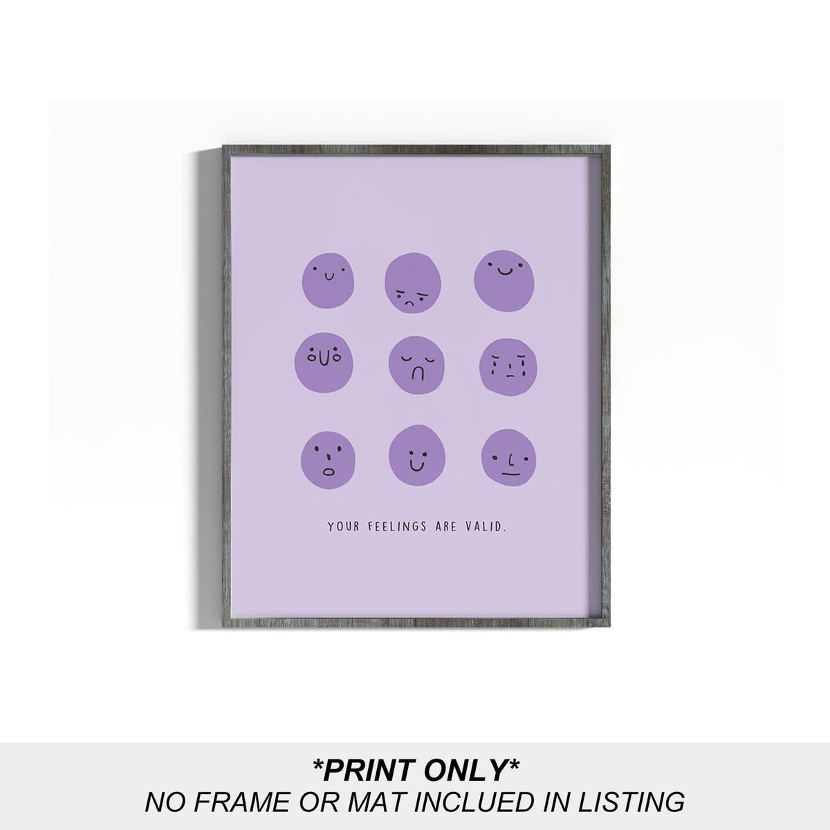 heilkee Purple Preppy Wall Decor Pastel Purple Aura Gradient Poster Trendy Funky Prints Inspirational Quotes Wall Art Set of 6 Spiritual Gifts for Women(UNFRAMED 8x10in)