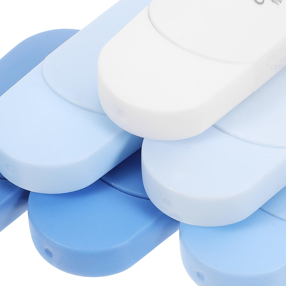 Gogogmee 6pcs Gradient Blue Correction Tape for Students, Household White Tape Erasers with Convenient Dispenser, Office and School Writing Supplies for Note Taking and Homework