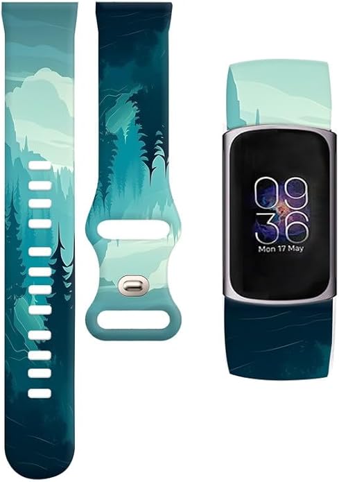 Sport Bands Compatible with Charge 6 /Charge 5 for Women Men,Soft Waterproof Replacement Straps Wristbands for Charge Advanced Fitness Tracker