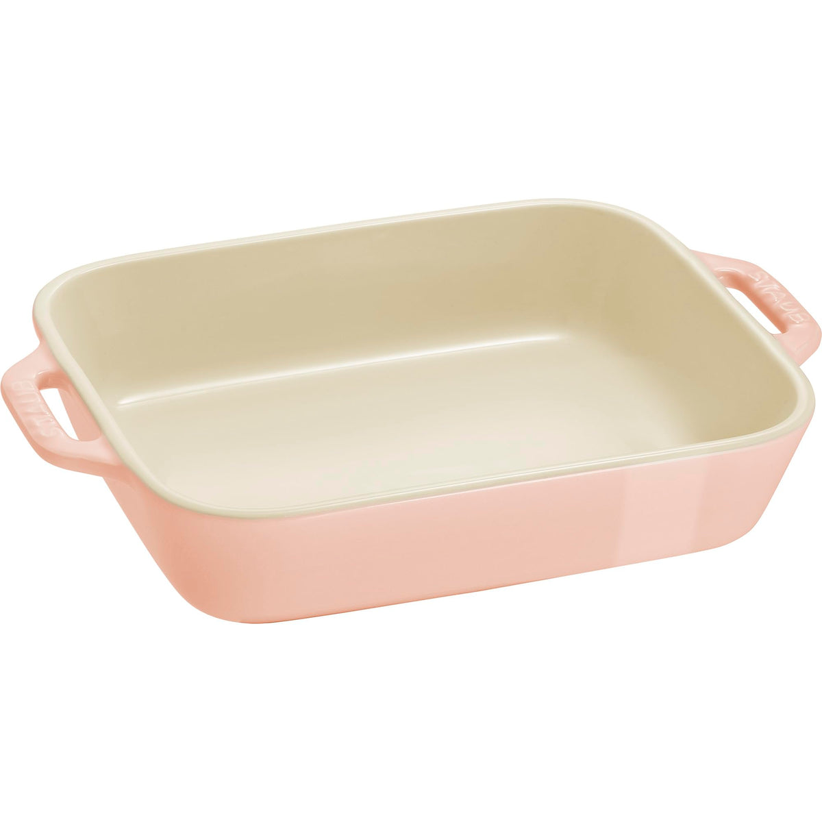 Staub Ceramic 2-pc Rectangular Baking Dish Set - Macaron Pastel Pink
