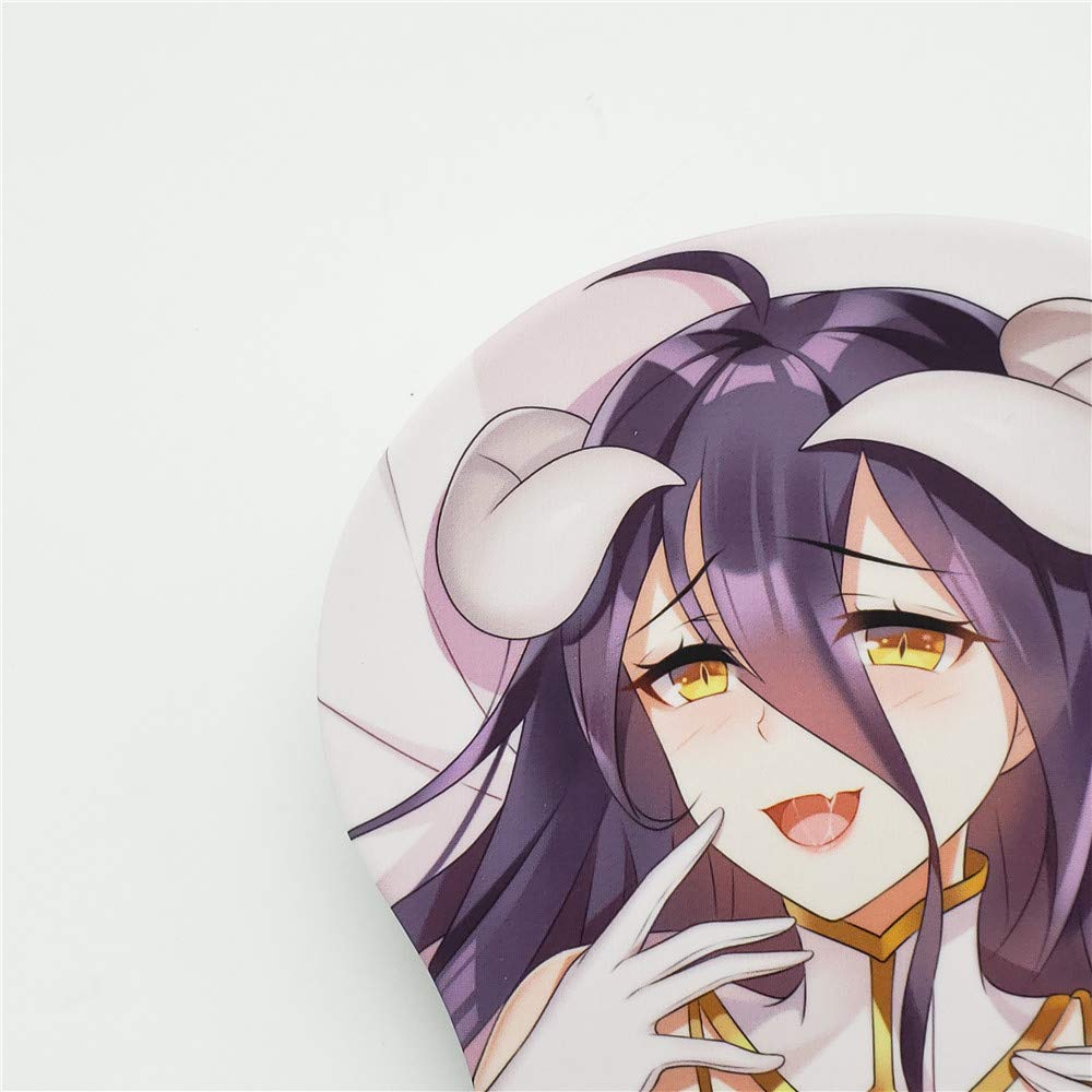 Overlord Albedo Anime Mouse Pads Gaming 3D Mousepads 2Way Skin (Overlord 3)