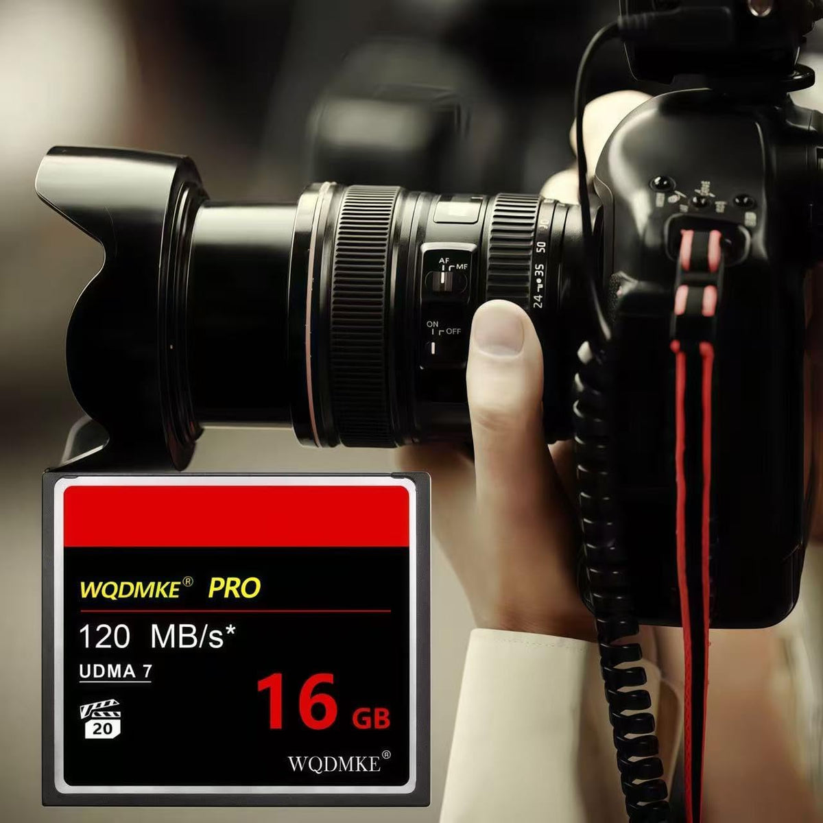WQDMKE 16GB 120MB/s CF Memory Card High Speed UDMA Up to Camera Cards Designed