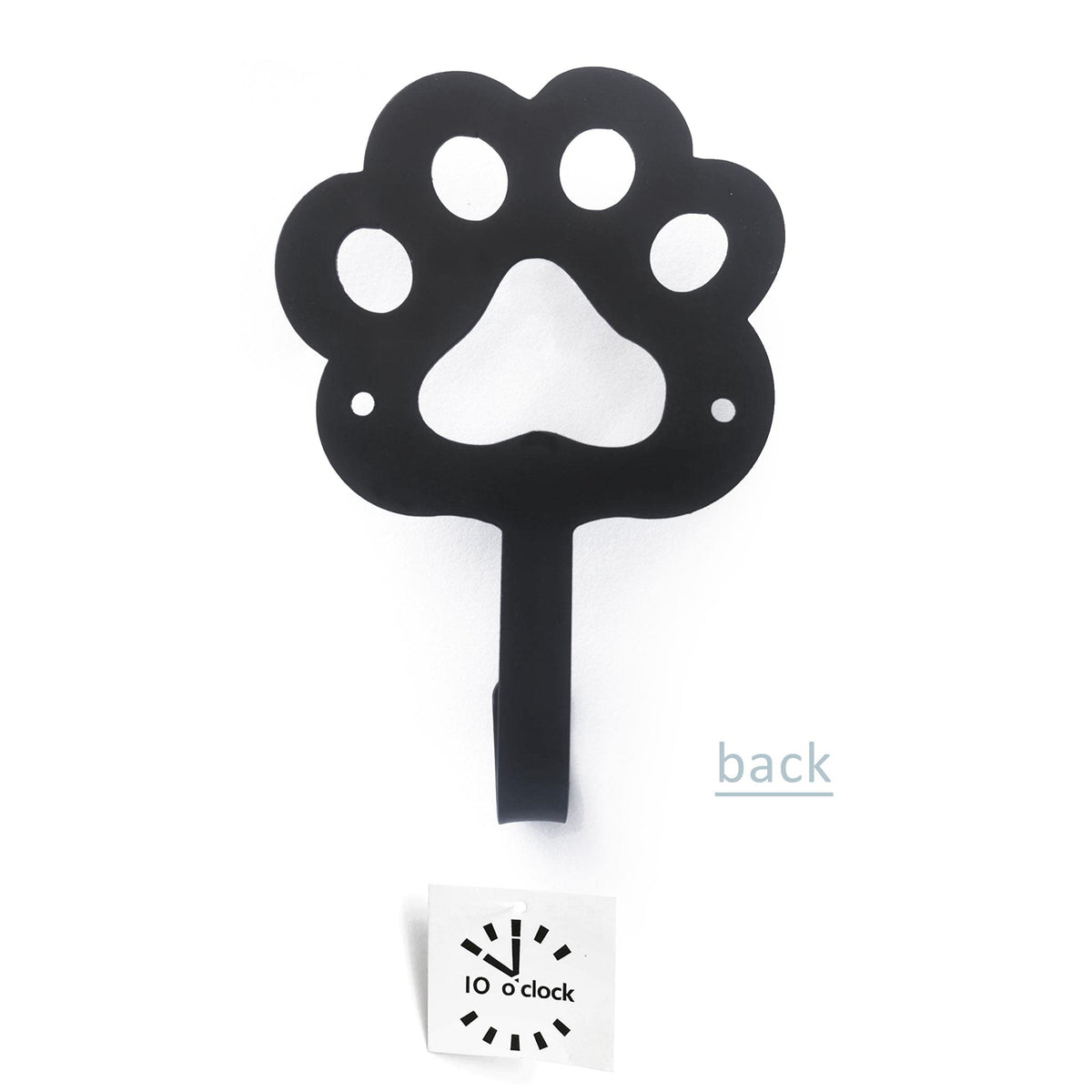 10 o'clock Key Holder & Dog Leash Holder, Metal Wall Hook for Hanging ,4×6 inch(Set of 3),Dog/Cat Mom Gifts Leash Holder for Entryway, Hallway, Kitchen, Office Decoration