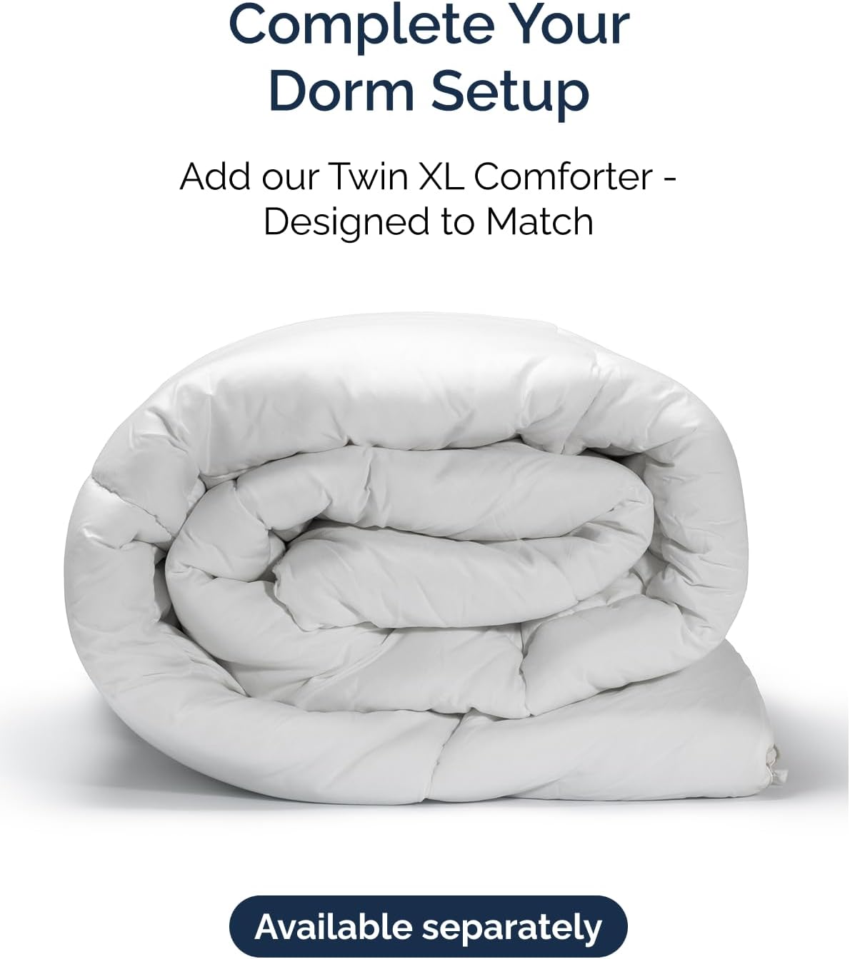 Comfy Twin Size 3-Piece Sheet Set | Breathable & Cooling Hotel Luxury Bedding - Ultra-Soft, Deep Pockets, Off White