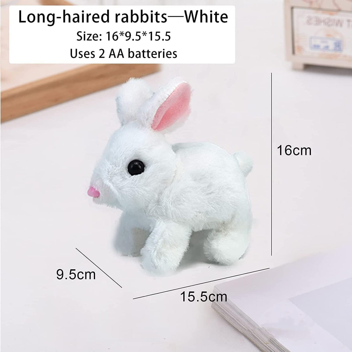 Oprtuisi Bunby - Realistic Bunny Toy with Lifelike Movements & Handmade Features | Brown Easter Gift