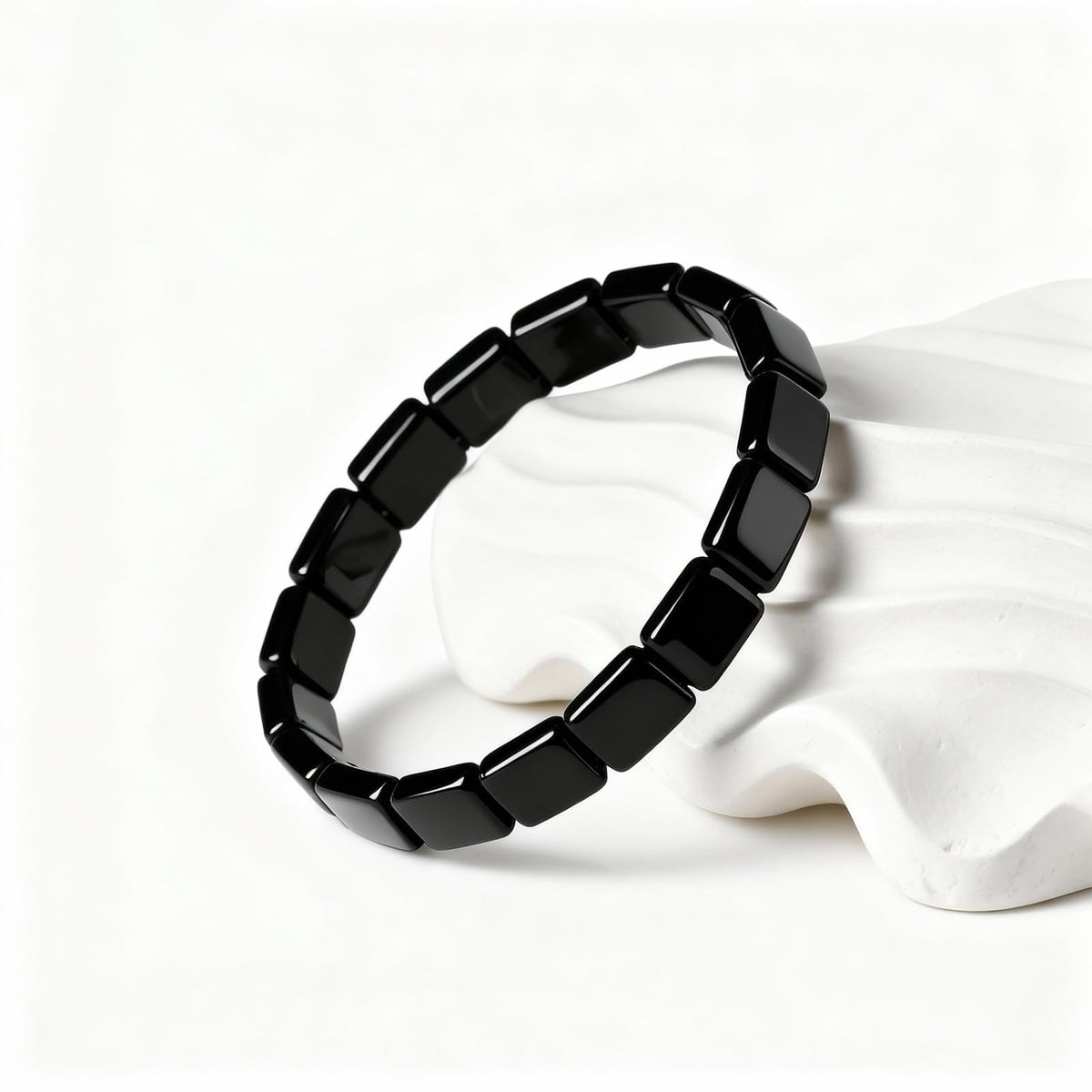 Long tiantian Hematite Bracelet Men Hemios Hematite Hemys Black Beaded Healing Energy Birthday Jewelry Gifts for Husband Brother Boyfriend