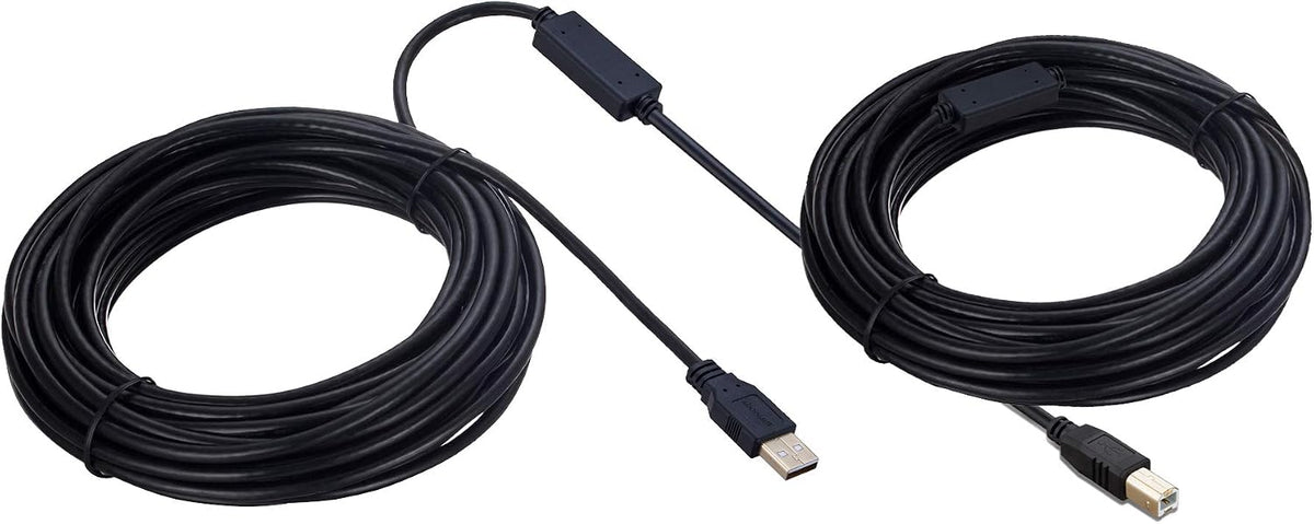 50 2.0 ft USB Printer Cable - Type A Male to B Male, Compatible with HP, Canon, Epson, Lexmark, Dell, Xerox, Samsung