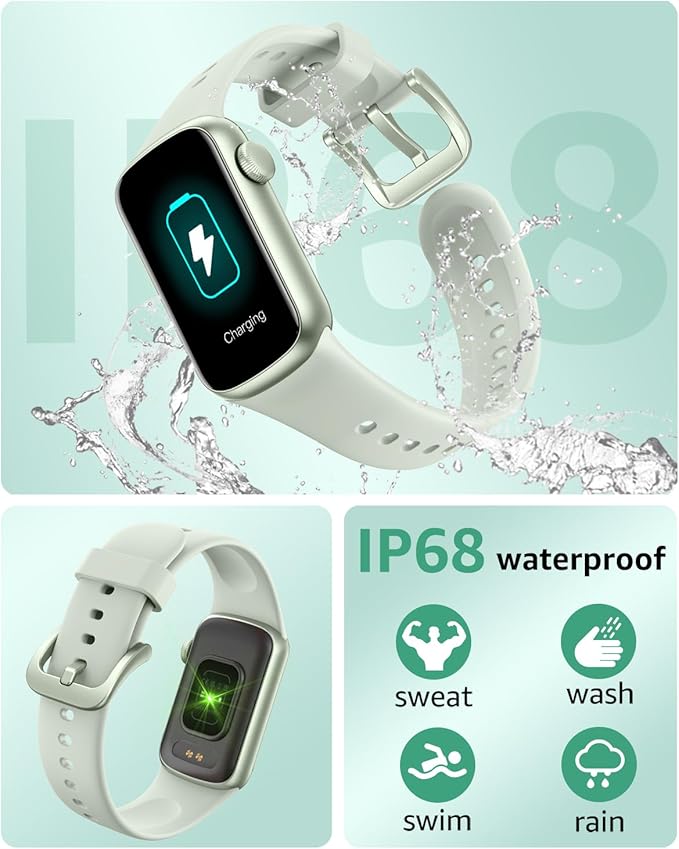 IMFRCHCS Fitness Tracker,Smart Watch with 1.47" Touch Display,137+Sport Modes Fitness Watch with Heart Rate Sleep Monitor, Step Counter,IP68 Waterproof Activity Trackers for Women Men