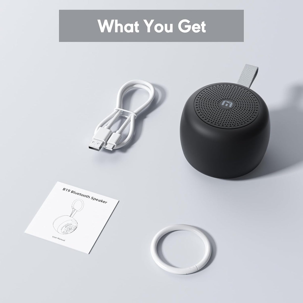 MOMOHO 5.4 10H Portable Bluetooth Speaker, Ultra Compact with Bluetooth & TF Card Slot | Playtime, TWS Stereo