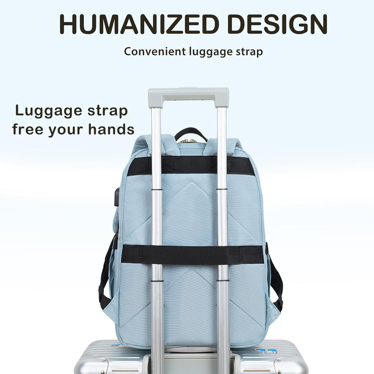 15.6 Inch Backpack Backpacks Daypacks VANKEAN Laptop for Women Work Laptop Bag Fashion, Waterproof Stylish Travel Bags