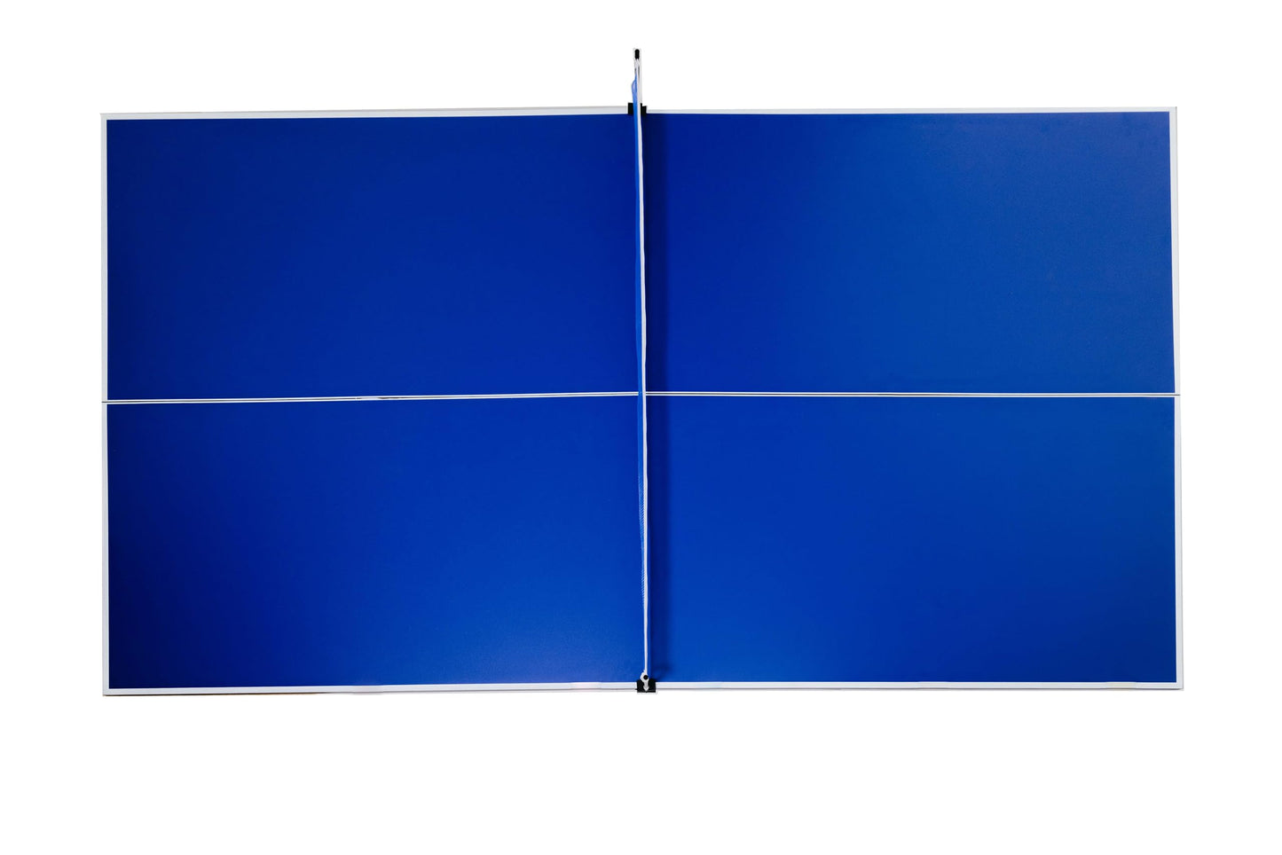 RACK Virgo Table Tennis Conversion Top for Billiard/Pool Table (Blue) โ Full-Size 4-Piece Folding Ping Pong Table, Pool Table Tennis Top, Foldable Table Tennis Table