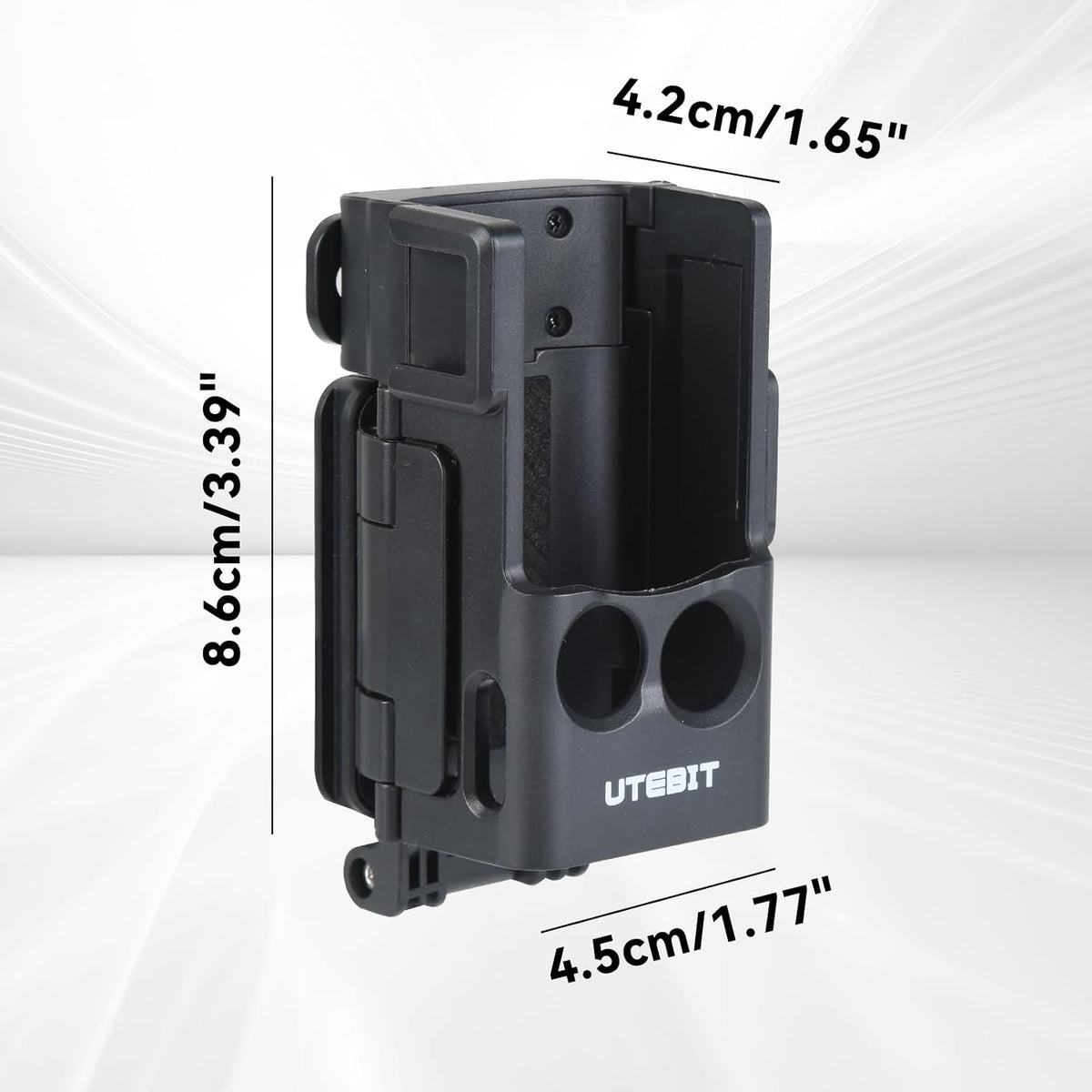 UTEBIT 3, Pocket3 180 Magnetic Mount Stand Compatible with DJI Osmo Pocket Upgraded Accessories Expansion Adapter