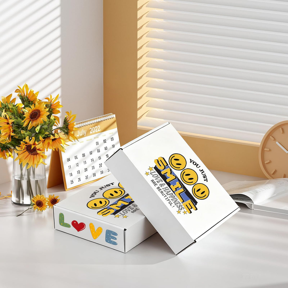 Hguba 12x9x4 Inches Shipping Boxes Set of 25, White Corrugated Cardboard Box, Mailer Boxes for Small Business