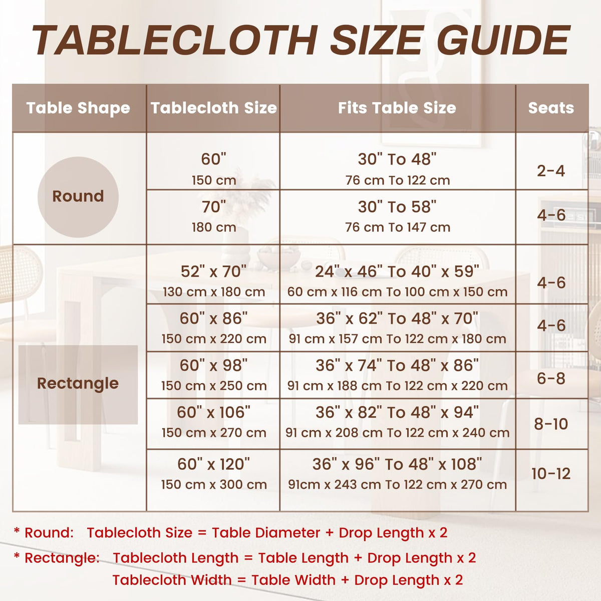 Dimatic Clear Plastic Waterproof Tablecloth, Vinyl PVC Rectangle Table Cloth with Lace Macrame, Oil Spill Proof, Table Cover for Dining Tables, Parties and Holidays (Beige, 60 x 86 Inch)