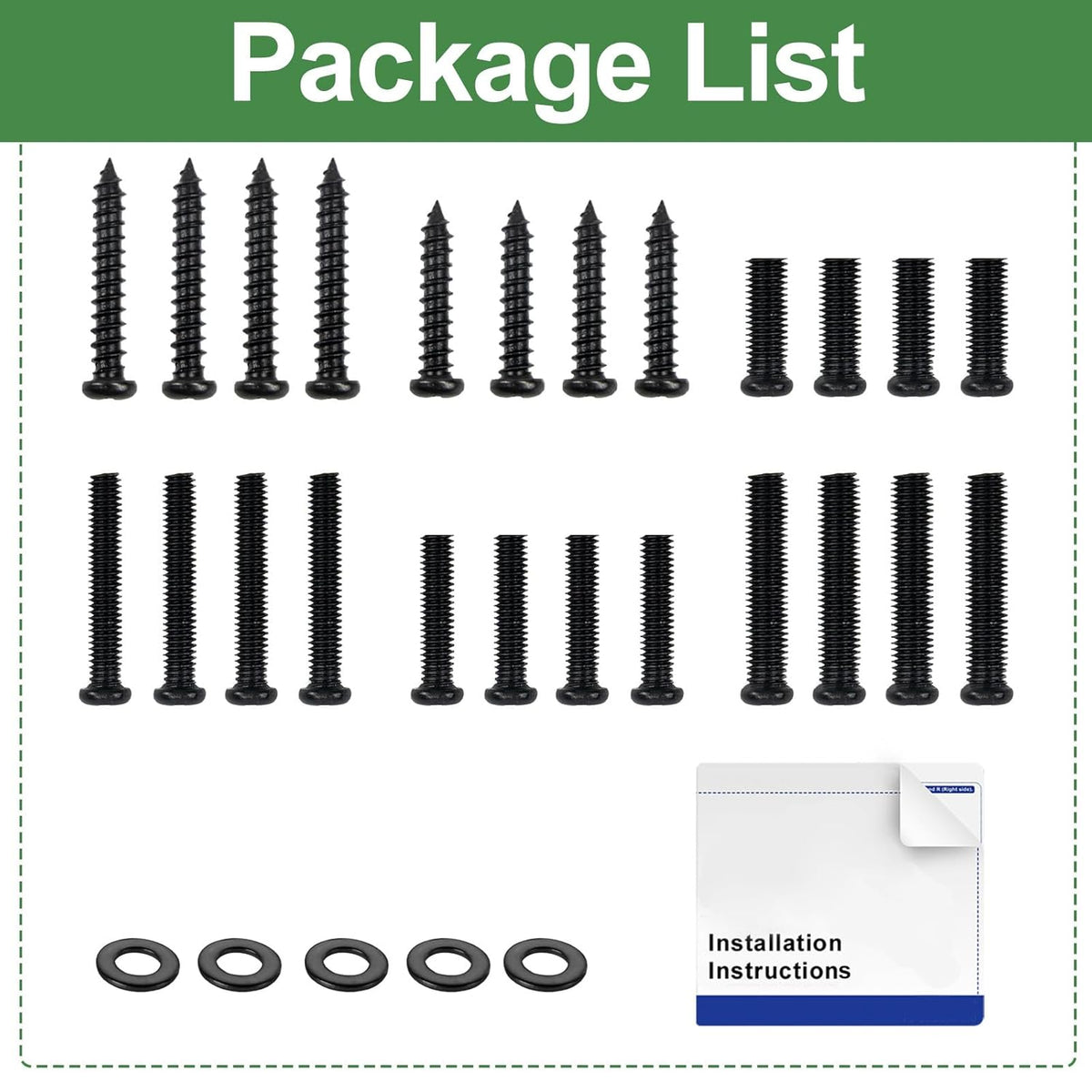 Yaotieci 32" 40" 43" 45" 50" 55" TV Stand Screws and Washers for Samsung TV Legs Screws, for Samsung TV Feet