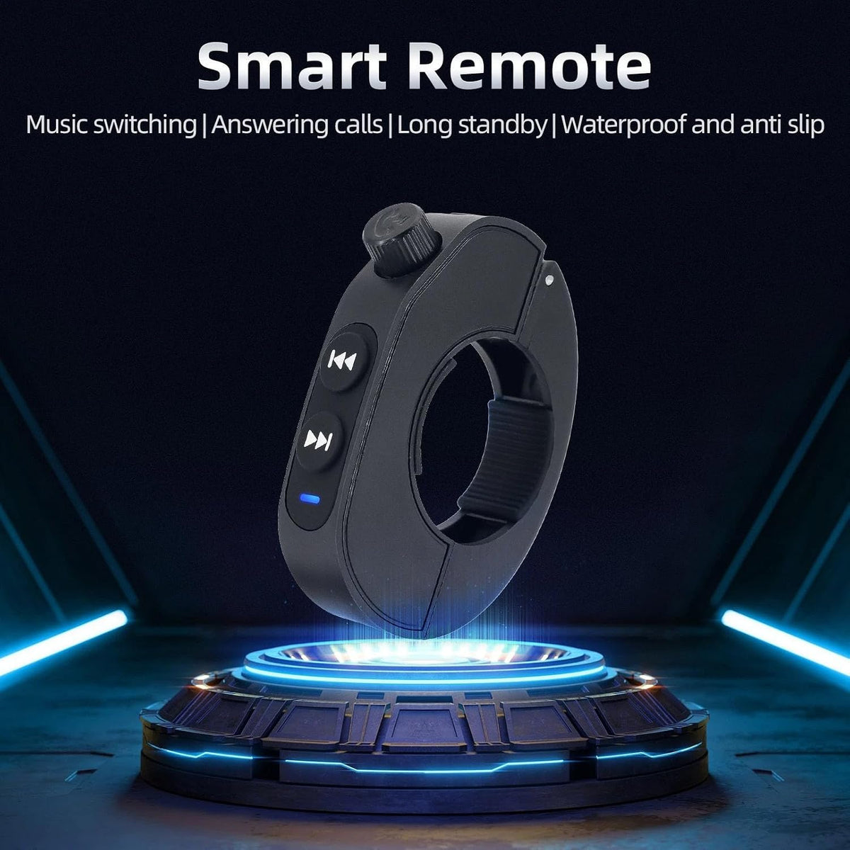 MLKOSS Bluetooth Media Button Remote Wireless Handlebar Remote Controller for Car Bike Motorcycle new