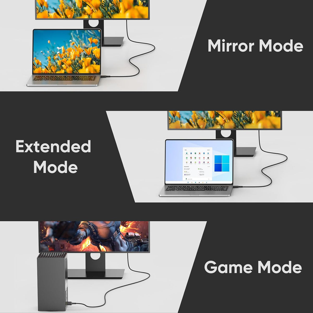 3FT 5-Pack, 8K 2.1 48Gbps, 8K@60Hz,4K@240/165/144Hz 4K/8K HDMI Cable HDMI to HDMI Cable Ultra High Speed Support for LG