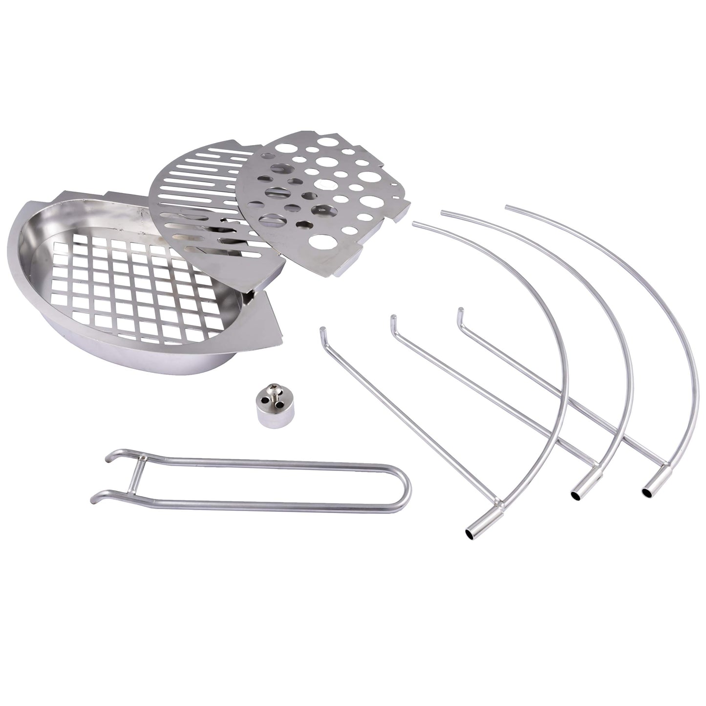 Char-Broil Oklahoma Joe's Bronco Barrel Drum Smoker Bundle with 630 Square Inch Cooking Surface and Triple Grate