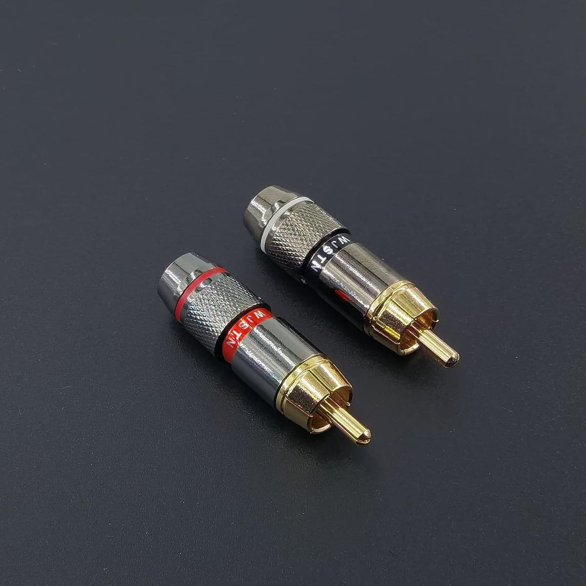 WJSTN 1ft Cable,1rca 1rca 2Pack. RCA to RCA Cable Stereo Audio Male to Male Cable Short Apply to with Speaker, AMP