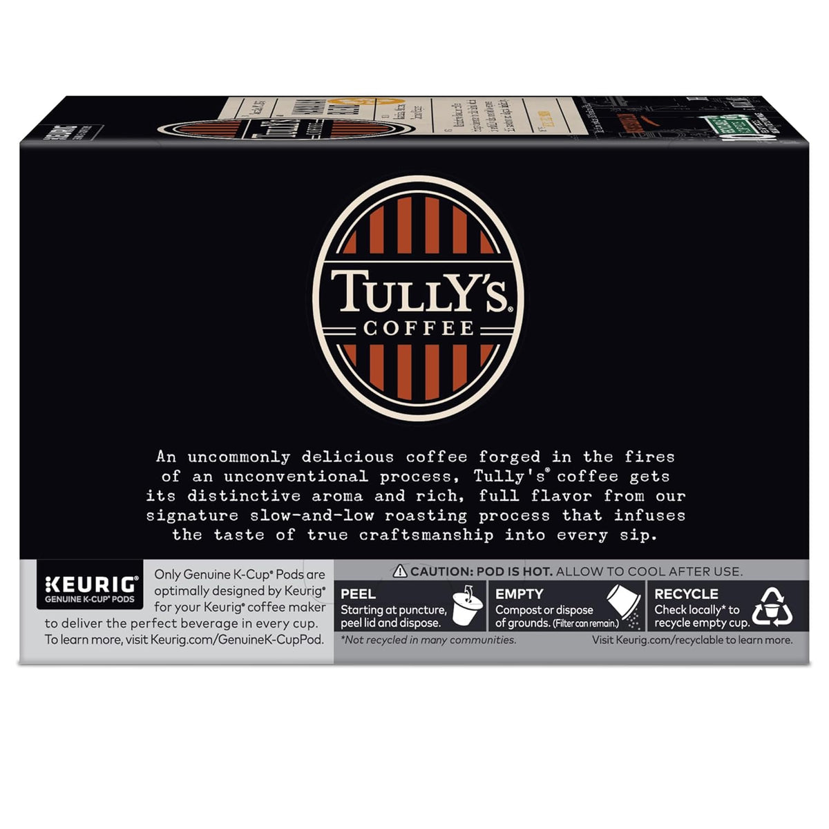 Tully's Coffee Hawaiian Blend K-Cup Pods - Medium Roast, 60 Count (6 Packs of 10)