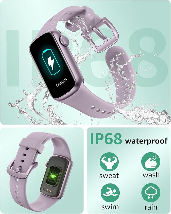 IMFRCHCS Fitness Tracker,Smart Watch with 1.47" Touch Display,137+Sport Modes Fitness Watch with Heart Rate Sleep Monitor, Step Counter,IP68 Waterproof Activity Trackers for Women Men