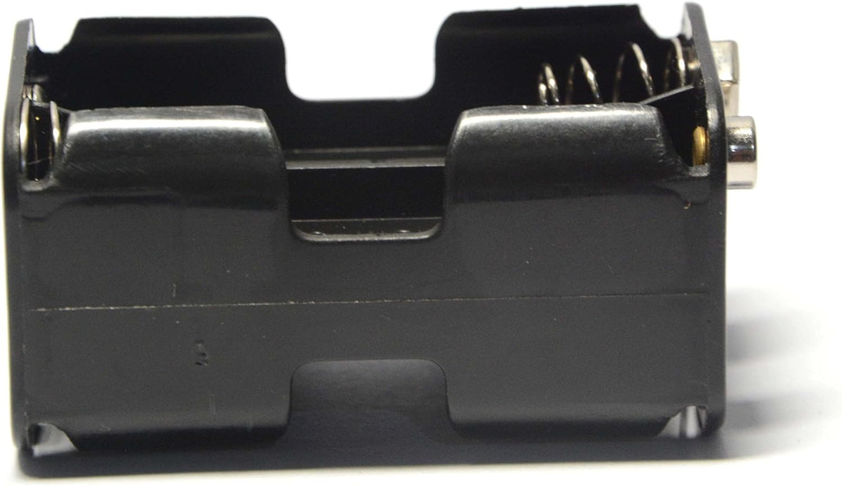 LampVPath 3 4 1.5V (6V) 3 9V Pcs x AA Battery Holder Leads with Pcs I Type Snap Connector Plastic Housing Two Layers