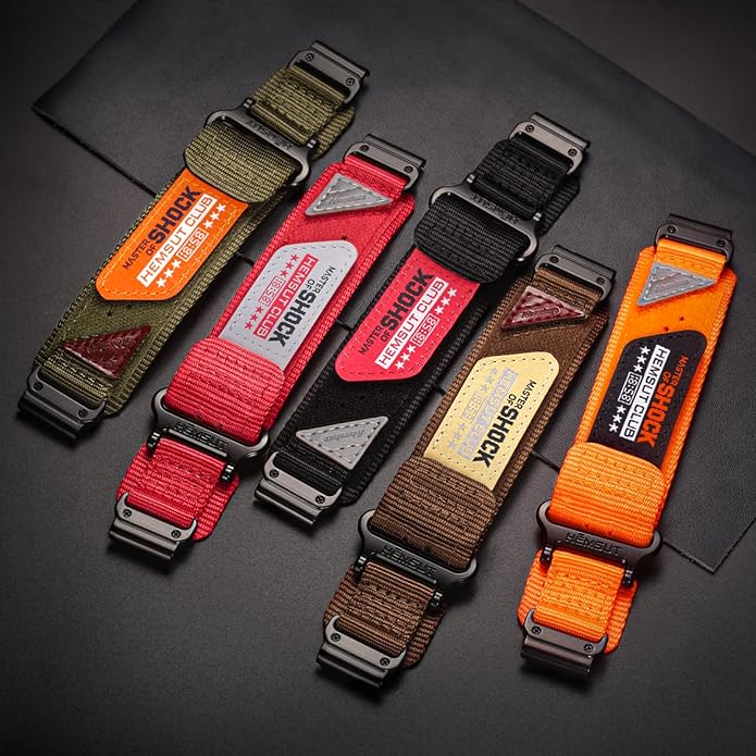 Rugged Nylon Sports Strap With Woven Loop Design, Compatible With Venu 2, 3, Plus, Sq, Sq 2, Music (Not 2S)
