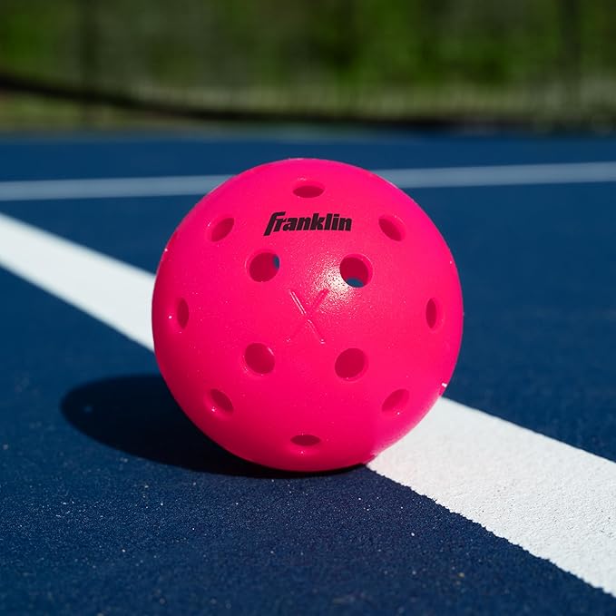 Franklin Sports X-40 Outdoor Pickleballs - Official Ball of USA Pickleball, APP Tour + US Open - Regulation Size