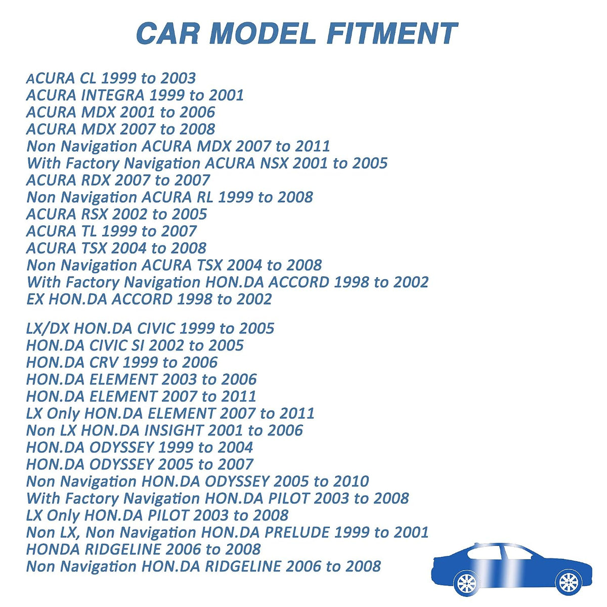 1998-2011 RDBS Car Wire Harness Kit to Install an Aftermarket Stereo Receiver Fit for Hon.da and Acura Vehicles
