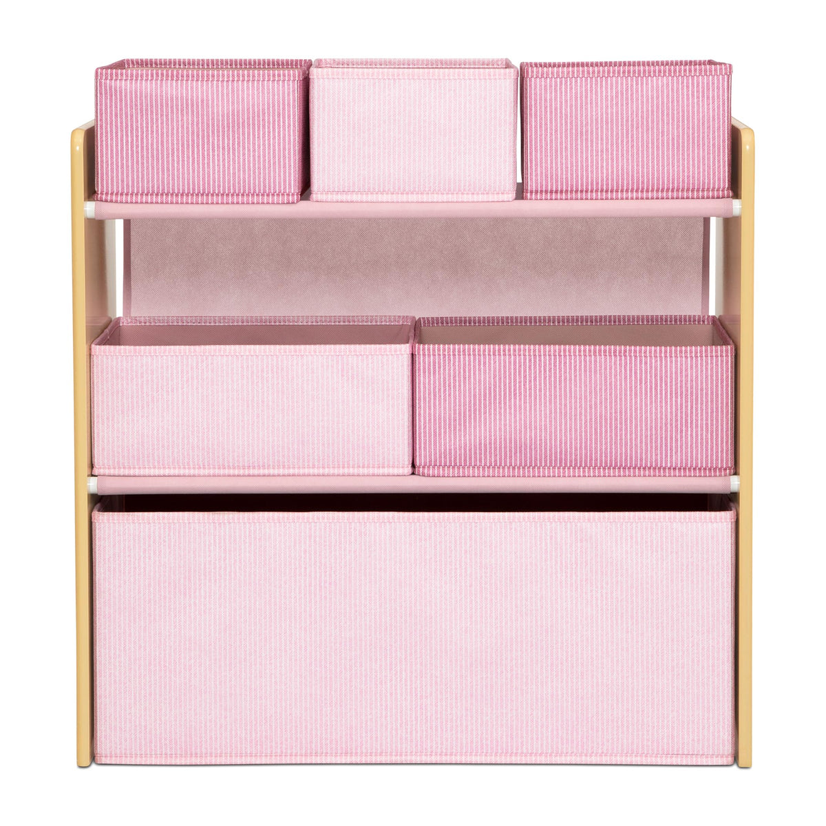 Delta Children - GapKids 6 Bin Toy Organizer - Greenguard Gold Certified, Blush Pink