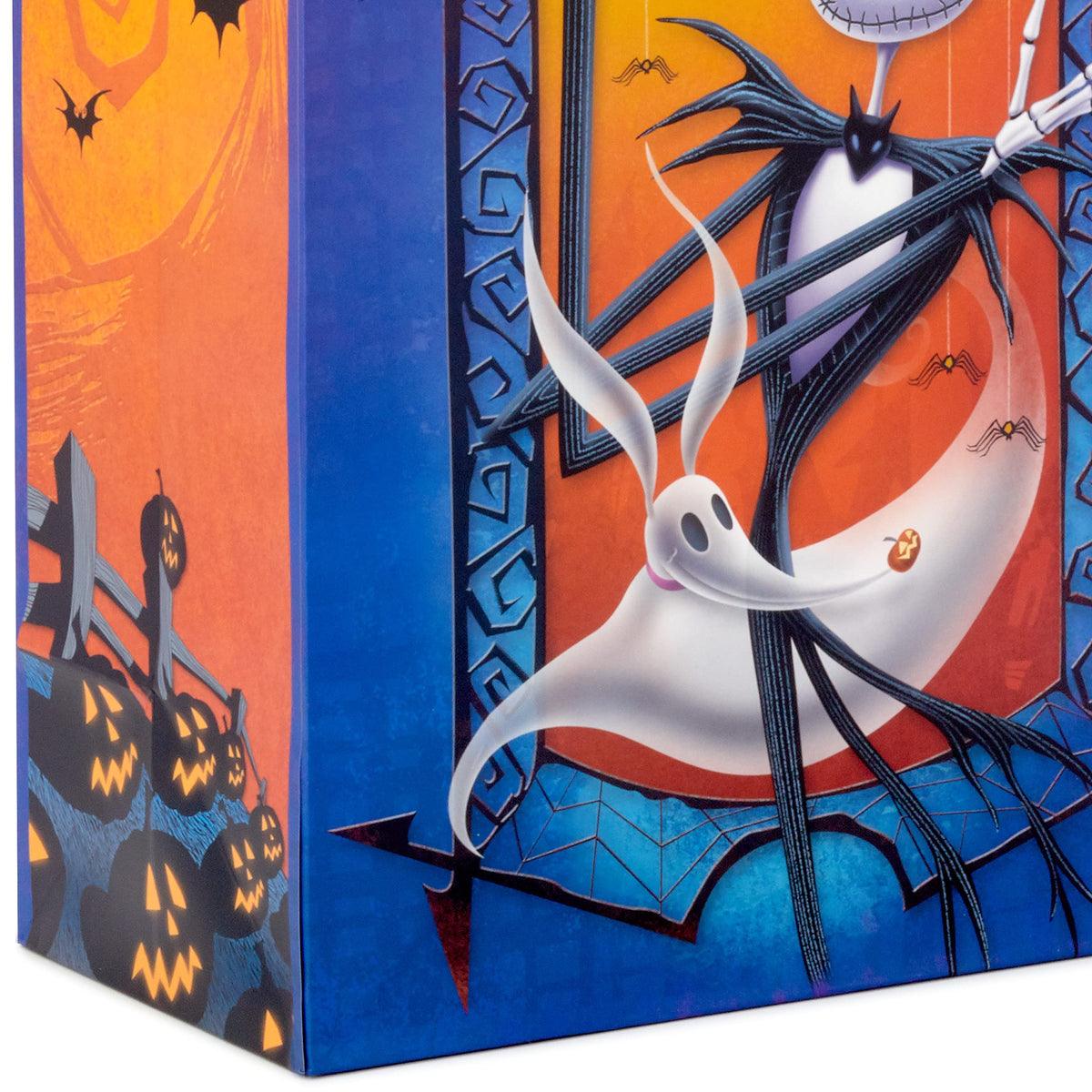 Hallmark Disney The Nightmare Before Christmas 13" Large Gift Bag Bundle (3 Bags: Jack Skellington, Zero, Sally, Lock, Shock and Barrel) for Halloween, Christmas, Birthdays