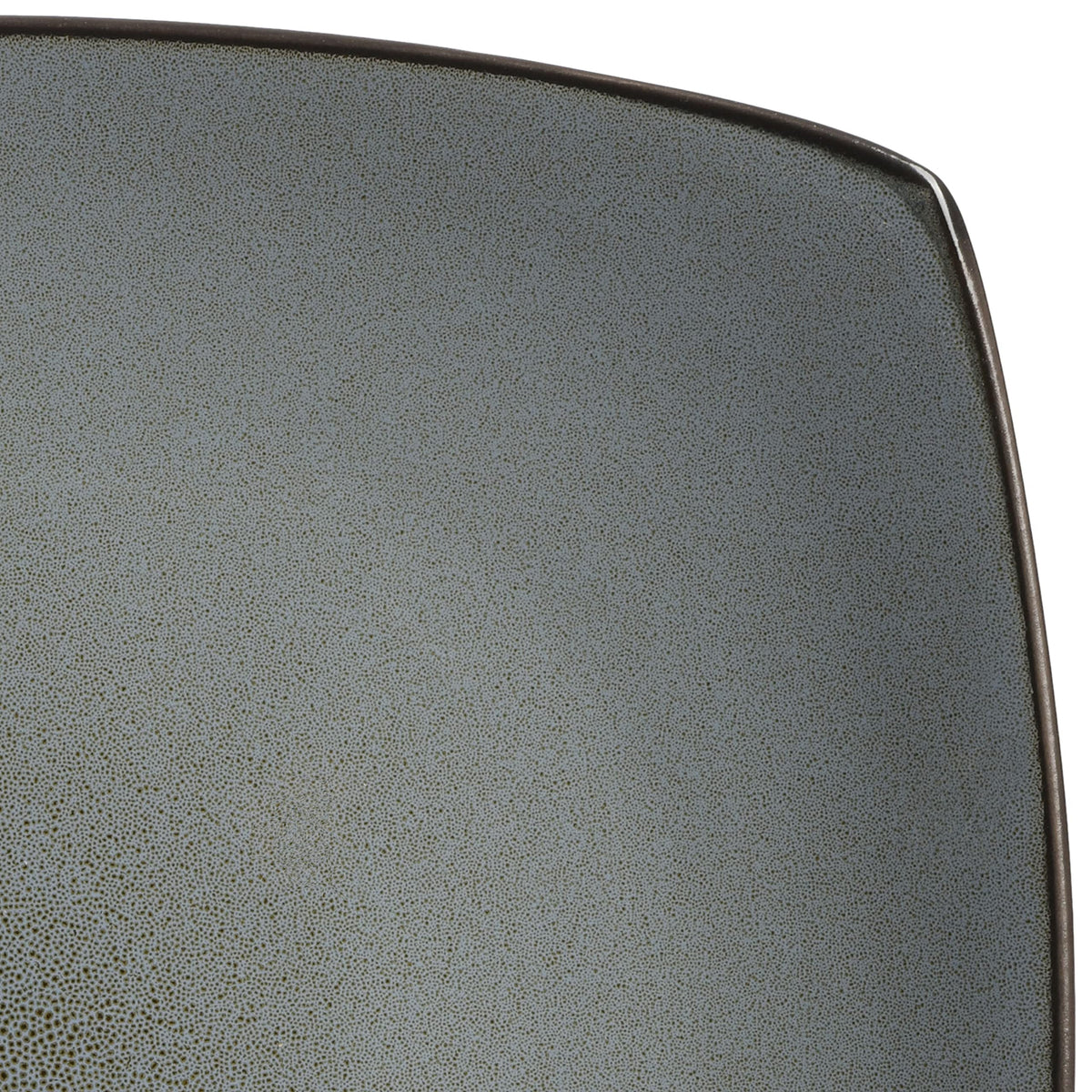 Gibson Elite Soho Lounge Square Reactive Glaze Stoneware Dinnerware Set, Service for 4 (16pc), Eclipse