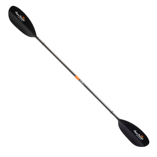 AQUA BOUND Manta Ray Carbon 2 Piece Posi-Lok™ Kayak Paddle – Lightweight Carbon Shaft, Carbon-Reinforced Nylon Blades with Dihedral Design, High-Angle Performance