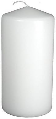 D'light Online 3 X 6 Inch Pillar Candles Set of 12 Bulk Event Pack Round Unscented Premium Wax Pillar Candles for Wedding, Spa, Party, Birthday, Holiday, Bath and Home Decor (3X6, White)