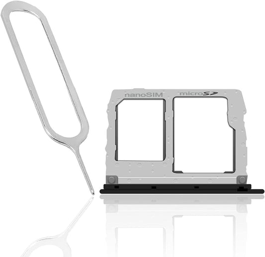 AceSoft K40 LM-X420QM Replaceable Standard Durable SIM and Memory Card Tray Holder w/SIM Card Ejection Pin Compatible