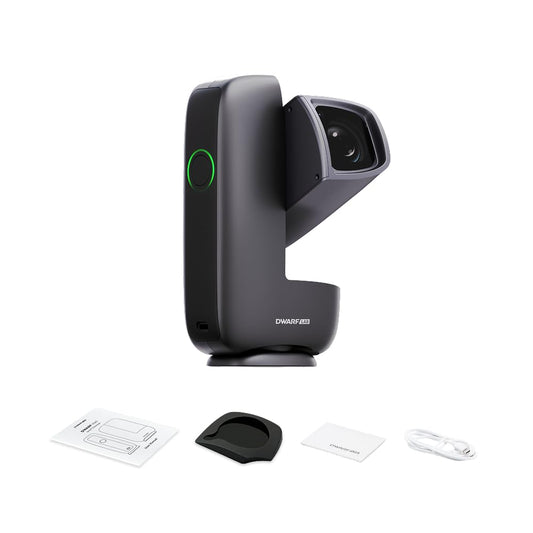 DWARFLAB Dwarf Mini Smart Telescope - 1.85lb Ultra-Portable Astronomy Telescope for Astrophotography with Built-in Filters, Auto GOTO, AZ/EQ Mode and Cloud Processing, Ideal for All Ages