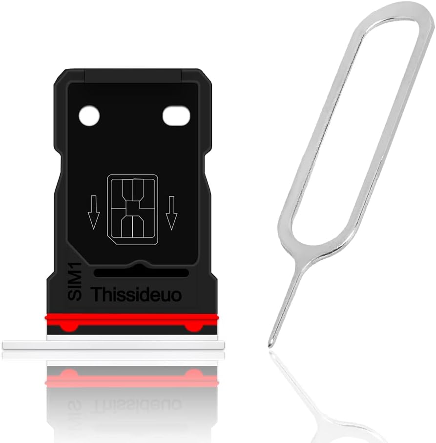 Generic 8 Replaceable Standard Portable Single SIM Card Tray Holder w/SIM Card Ejection Pin Compatible with OnePlus