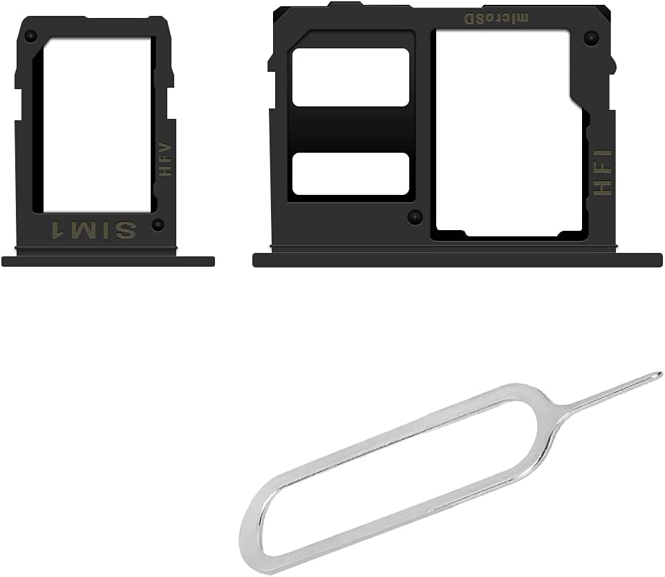 AceSoft A6 SM-A600A Lightweight Easy to Install Portable SIM and Memory Card Tray Holder w/SIM Card Ejection Pin