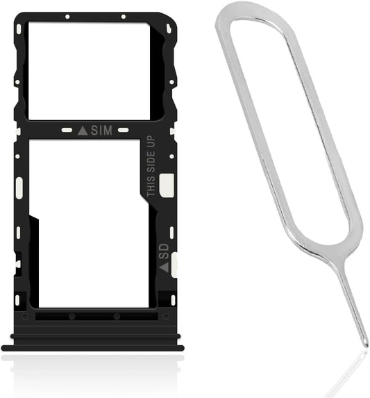 AceSoft 5G T779W Excellent Standard SIM and Memory Card Tray Holder + SIM Card Ejection Pin Compatible with TCL Stylus