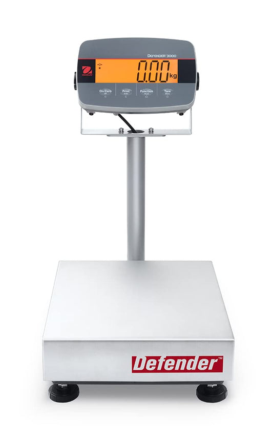 OHAUS Defender 3000 - i-D33 Bench Scale D33P30B1R1 60lb x 0.02lb (0.01lb), NTEP 30685175