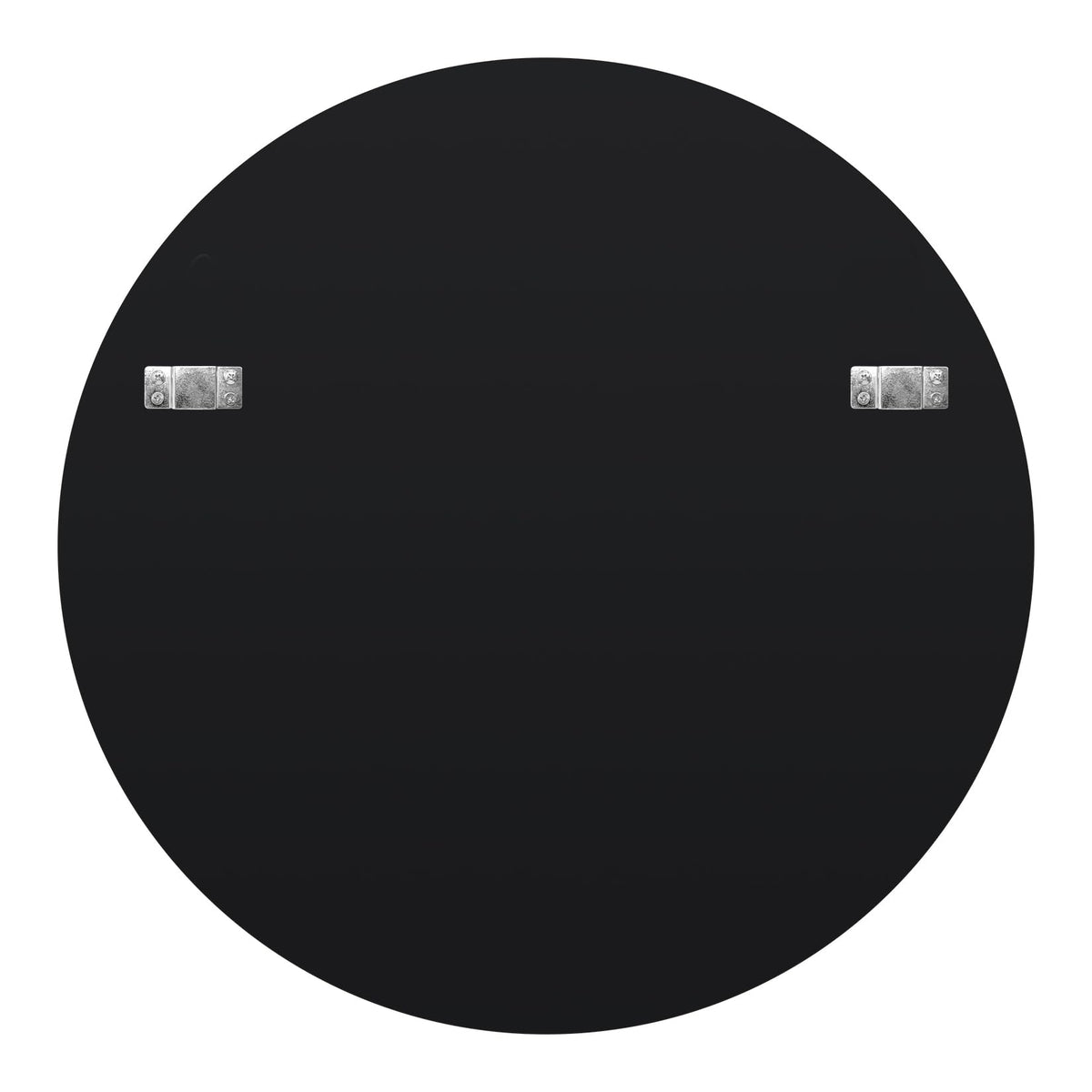Artloge Round Wall Mirror Decorative Sunburst Silver-Brown Crystal Edge 32 inch