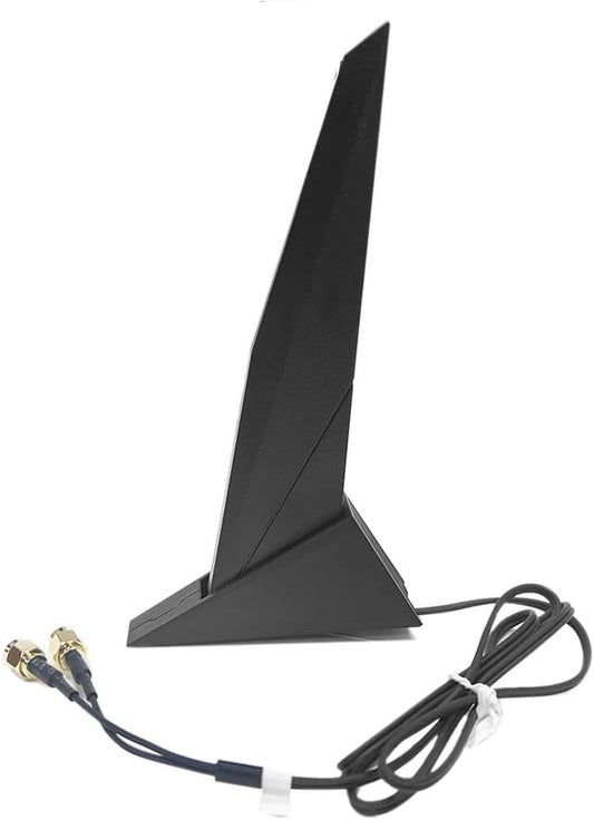 XLQJVPO 2.4GHz 5GHz 80cm Z390 Z490 X570 2T2R Laptops Dual Band WiFi Antenna RP-SMA Magnetic Base Adapter Antenna