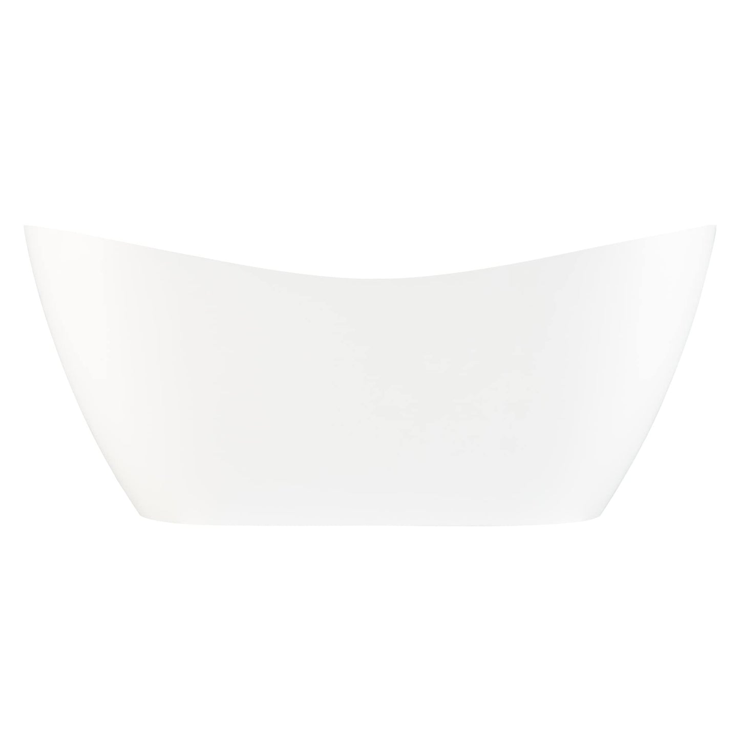 Signature Hardware 445130 Sheba 72" Acrylic Soaking Double Slipper Freestanding Tub