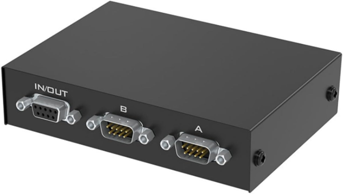 suckoo DB9 RS232 2 1 1 2 Interchange1 2 Serial Pin Switcher Sharer Splitter in Out in Out Bi Directional Host at a time