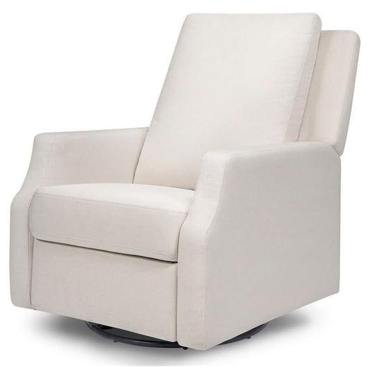 Namesake Crewe Glider Recliner Nursery Chair - GREENGUARD Gold & Certi-PUR US Certified Rocker Recliner - Glider Rocking Chair for Nursery & Living Room - Manual, 360° Swivel, Performance Cream
