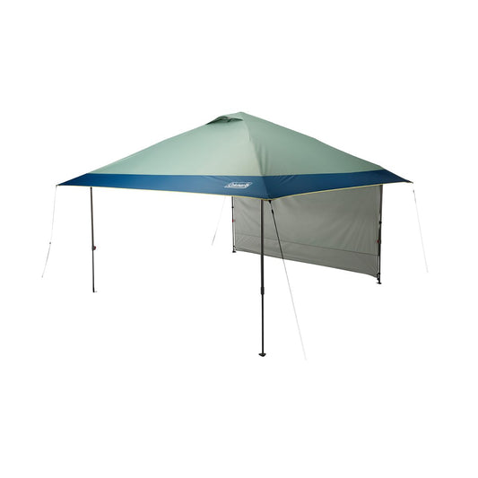 Coleman Oasis Instant Pop-Up Canopy Tent with Side Wall Attachment, Portable Shelter with Easy Setup & Takedown, Wheeled Carry Bag Included, 10x10/13x13ft Sizes
