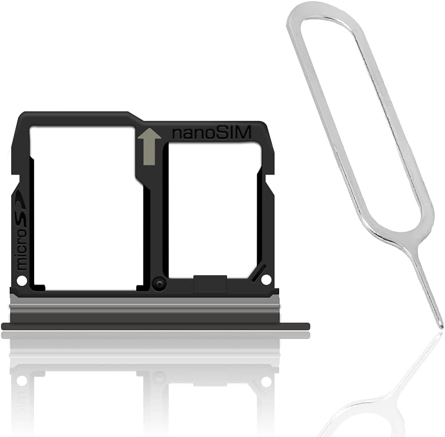 AceSoft 4 Q710AL Perfectly Fit Premium Portable SIM and Memory Card Tray Holder w/SIM Card Ejection Pin Compatible
